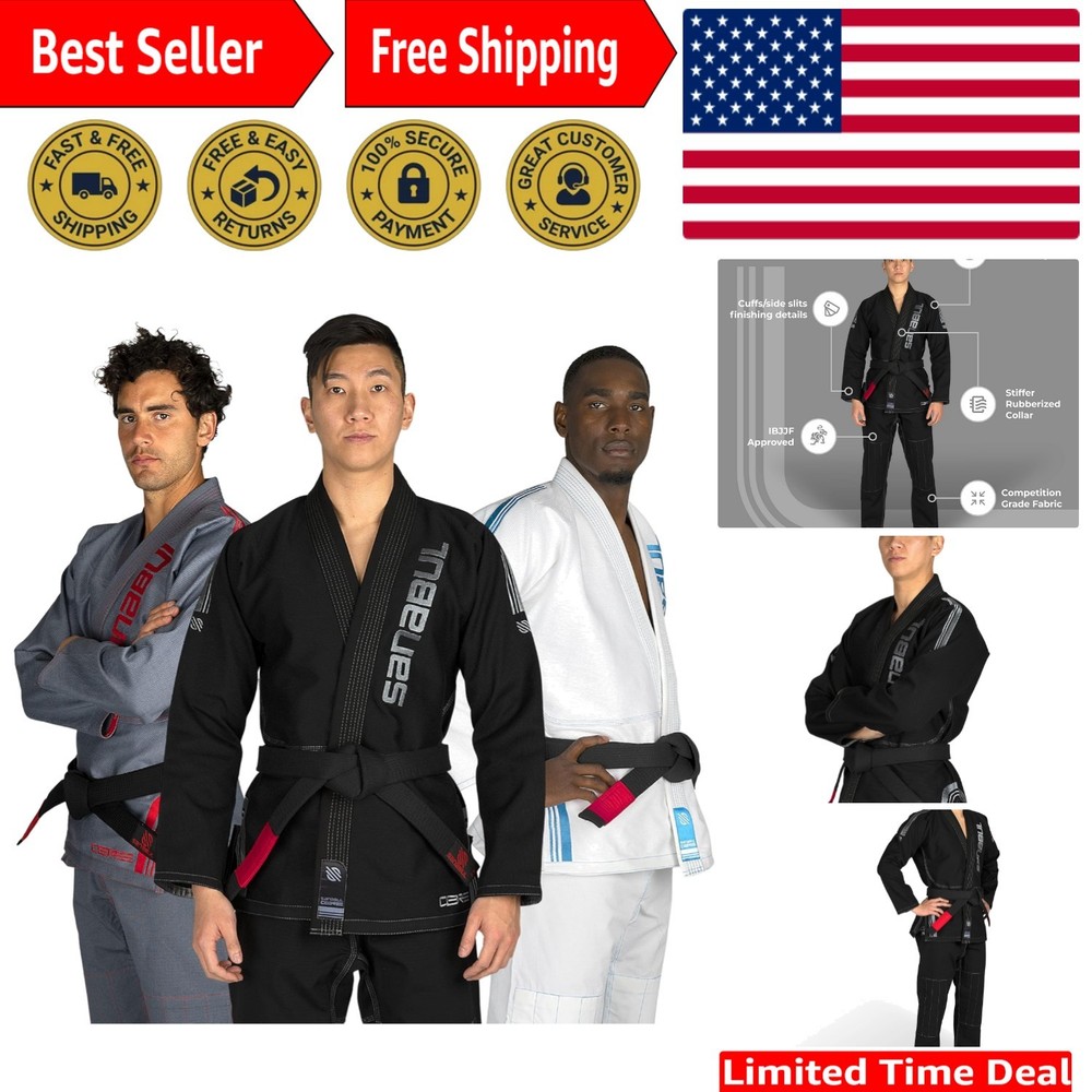 Core Competition Preshrunk BJJ Gi for Ultimate Performance – Size A0