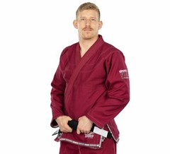Fuji Suparaito Super Lightweight Mens Brazilian Jiu-Jitsu BJJ Gi – Burgundy Red