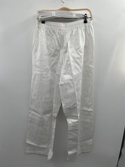 Century Karate Student Uniform Gi Adult XL 6 White Open Front Drawstring Waist