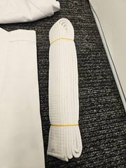 BMABest Martial Arts V-Neck Uniform #1 150CM / White / White Belt