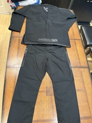 Hayabusa Lightweight Gi A3 Black Jiu Jitsu BJJ Kimono Uniform Jacket Pants
