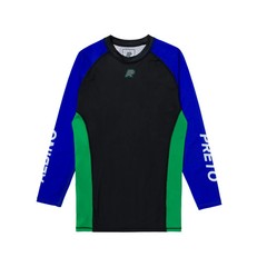 Athletic Rash Guard – Albino & Preto Accelerate LS & Shorts
