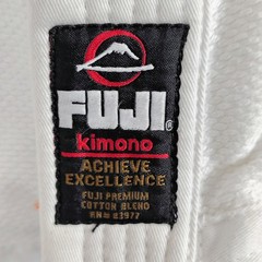Fuji Kimono Achieve Excellence White Martial Arts Gi Set Size C0 BJJ Judo Karate