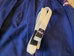 Fuji Blue Jiu Jitsu Gi Set A2H Pants Top Belt Clean Set