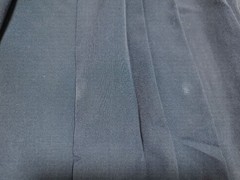 Japanese Kendo Hakama Pants Kimono Size 25 Length 37.7in Dark Blue