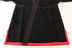 Thapur Sports Elite Brazilian Jiu Jitsu Gi Uniform – Black/Red – Free Belt