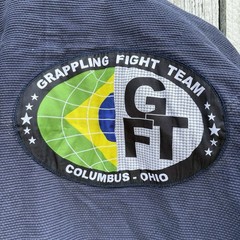 Ronin BJJ Gi Jacket Kimono Top A2X Blue Mens Adult Jiu Jitsu Gi Training Fight