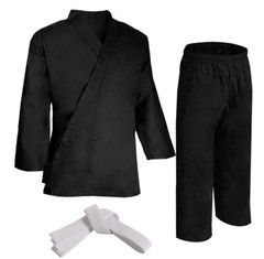 KARATE Gi Uniform Martial Arts Black White Red Blue Size 0007 With Free Belt
