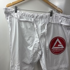 Gracie Barra Equipe Edition Pants Womens F5 White Ripstop Jiu Jitsu Kimono NWOT