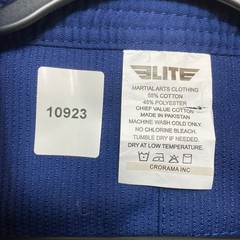 Elite Sports BJJ Gi Jacket Mens A3 Navy Blue Technical Fightwear