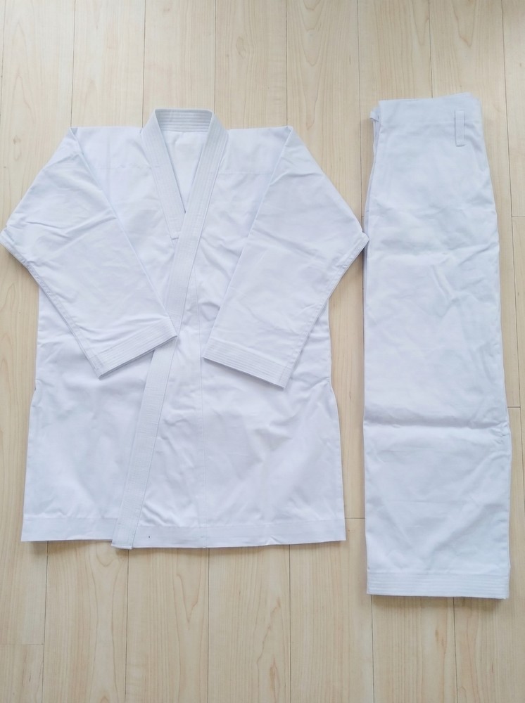 K-10 Karate Gi Uniform set Made in Pakistan official KARATE branded Fabric LSize