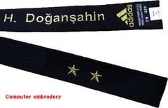 Adidas Elite Black-Belt/Karatedo/Taekwondo,Judo Black Belt(Width 5cm)