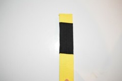 Youth Brazilian Jiu Jitsu Belt Kid BJJ Yellow Belt Size M 100% Handmade