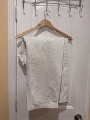 AJJC Size 5 White BJJ MMA Kimono And Pant Set With Belt