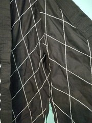 Dynamics Hapkido Gi Top Size 2 Black with White Diamond Pattern