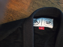 BJJ Gi Jacket Mens Size A4 Black Brazilian Jiu Jitsu For All KAIJU