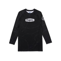 Shoyoroll Barb Wire Rash Guard LS (Black) & Short Bjj No Gi Uniform Competitor