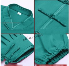 Unisex Cotton Blend Tai Chi Suit Morning Exercise Uniform Kung Fu Clothing Suit