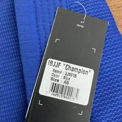 adidas Ji Bjj Champions Color Blue Size A5 100% Cotton