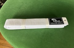 Martial Arts Belt Kids Toddlers Child Size 0 White Brand New Unpacked app 85”