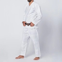 Martial Sports Brazilian Jiu Jitsu Gi – White – *FREE BELT!* – *FREE SHIPPING!!*