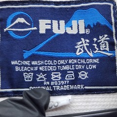 Fuji Suparaito BJJ Gi Jacket Youth C3 White Kimono Jiu-Jitsu Top Only Kids