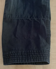 Kingz Kimonos Jiu Jitsu 100% Cotton Youth Pants Black Size M2 See Measurements