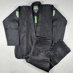 NWT Flow Jiu Jitsu Kimono A2 Black 100% Hemp W/ Pants