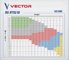 Kids Brazilian Jiu Jitsu BJJ Gi Kimono Attila Series Lightweight by Vector K2