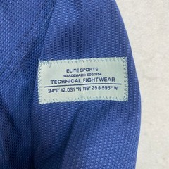 Elite Sports BJJ Gi Jacket Mens A3 Navy Blue Technical Fightwear