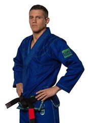Fuji Suparaito Super Lightweight Mens Brazilian Jiu-Jitsu BJJ Gi – Blue w Green
