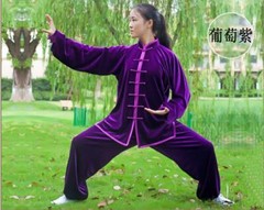 Women Men Martial Arts Uniform Yoga Tai Chi Sets Tang Kung Fu Suit Outfit Thick