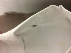 White Officially Approved Taekwondo jacket 5/180