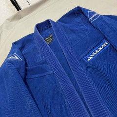 Vulkan Pro Light BJJ Gi TOP ONLY Blue Brazilian Jiu Jitsu MMA Train Men-A2-XXXX