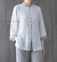 Women’s Cotton Linen Shirts +Pants Tai Chi Sets Blouse Arts Kung Fu Su Uniforms