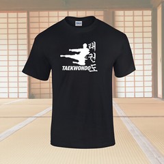 Taekwondo T-Shirt TKD Shirt Korean Martial Arts Kicker Men’s Unisex Shirts Pack