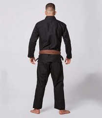 Martial Sports Essential Kids Brazilian Jiu Jitsu Gi Uniform – Black – Free Belt