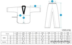 3 StarsTaekwondo Uniform Long Sleeve Kids Adult Clothes Taekwondo Martial Arts