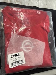 Fuji Kids Youth Baseline BJJ Jiu Jitsu LongSleeve Rashguard Red 40092 11-13