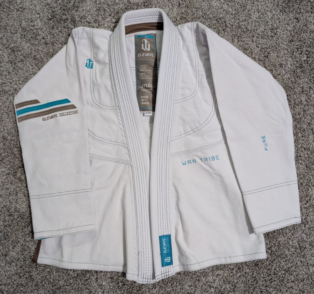 War Tribe Elevate collection Jiu Jitsu gi top size W0