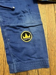 Kingz Kimonos Comp450 Blue A1 with RPBJJ back patch.