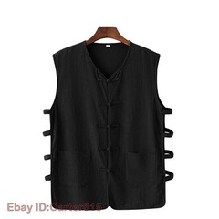 Chinese Kung Fu Tai Chi Vest Sleeveless Garment Martial Arts Wingchun Uniform