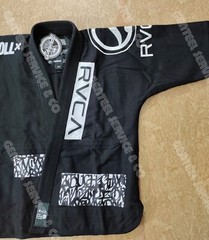 Black Brazilian jiu jitsu Uniform custom made pearl weave 100% cotton A4 size.