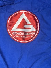 Gracie Barra Blue Competition Kimono Youth Size Y4 Jiu Jitsu Equipe Top Only