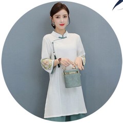 Womens Casual Cotton Linen Yoga Tai Chi Sets Uniform Martial Arts Kung Fu Suit
