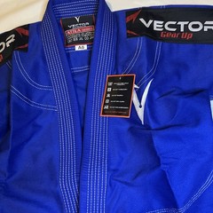 Vector Sports Brazilian Jiu-Jitsu (BJJ) Gi-Blue Size A0 Brand New with Tags