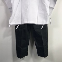 Martial Arts Super Kicks Masters Club Jacket & Belt, Unisex Size 2 – White