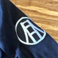 Bay Jiu-Jitsu Gi Jacket Black A0 Embroidered Logo Adult Unisex