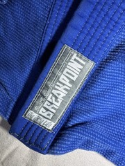 Break Point BJJ Gi Blue A2 Adult Jiu Jitsu Kimono w/ Pants Like Water Patch