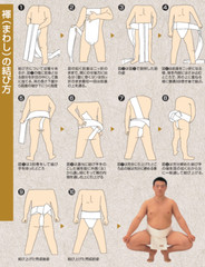 KUSAKURA Sumo Wrestling Mawashi Loincloth Uniform S945 45cm x 4.5m JAPAN